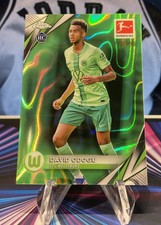 2024-25 Topps Chrome Bundesliga David Odogu #98 Neon Green /250 RC VFL Wolfsburg