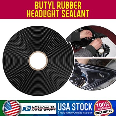 Rubber Butyl Firewall Grommet Headlight Windshield Gasket Sealant 13ft