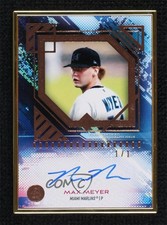 2021 Bowman Transcendent Collection Rose Gold 1/1 Max Meyer #BTA-MM Auto 19hu