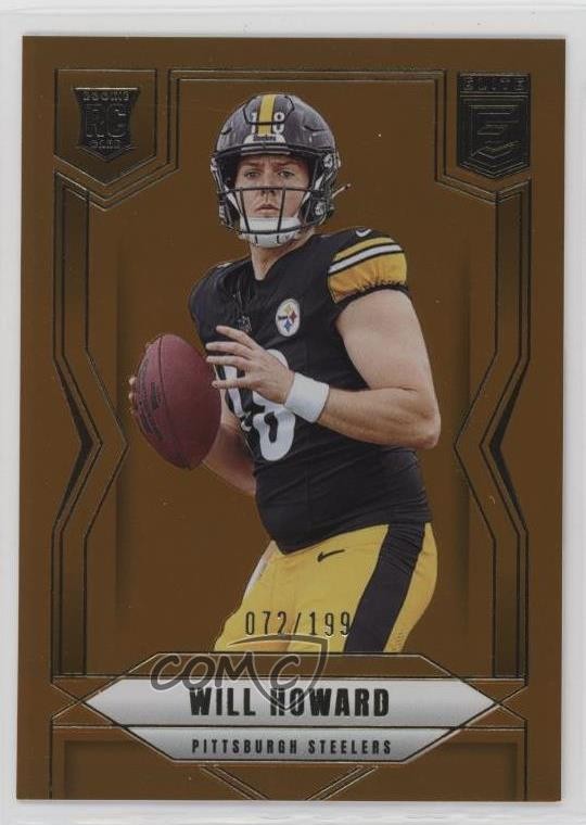 2025 Panini Donruss Elite Rookies Orange 72/199 Will Howard #150 Rookie RC 1mw3