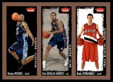 2008-09 Fleer Rudy Fernandez/Chris Douglas-Roberts/Sonny Weems Denver