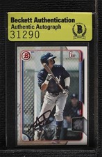 BAS 2015 Bowman Prospects Jorge Mateo #BP87 Authentic Auto ur8