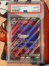 Pokémon TCG Gengar EX Temporal Forces Ultra Rare PSA 10