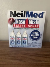 NeilMed NasaMist Isotonic Saline Spray 177mL - 3 Canisters