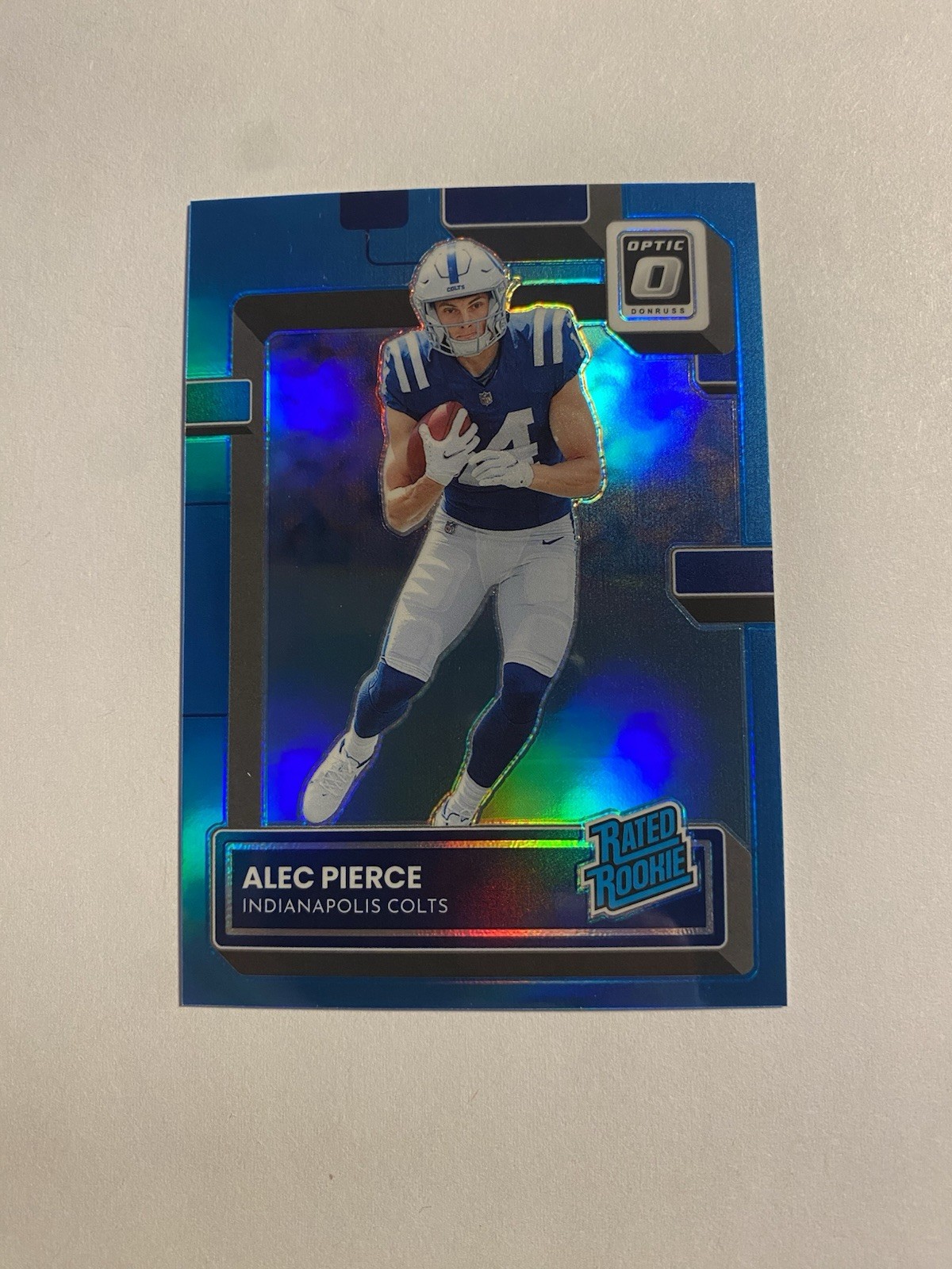 2022 Panini Donruss Optic - Rated Rookie Alec Pierce #221 Aqua Prizm /299 (RC)