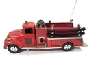 1957 Tonka No. 5  Red Pumper Fire Truck Pressed Steel - Original
