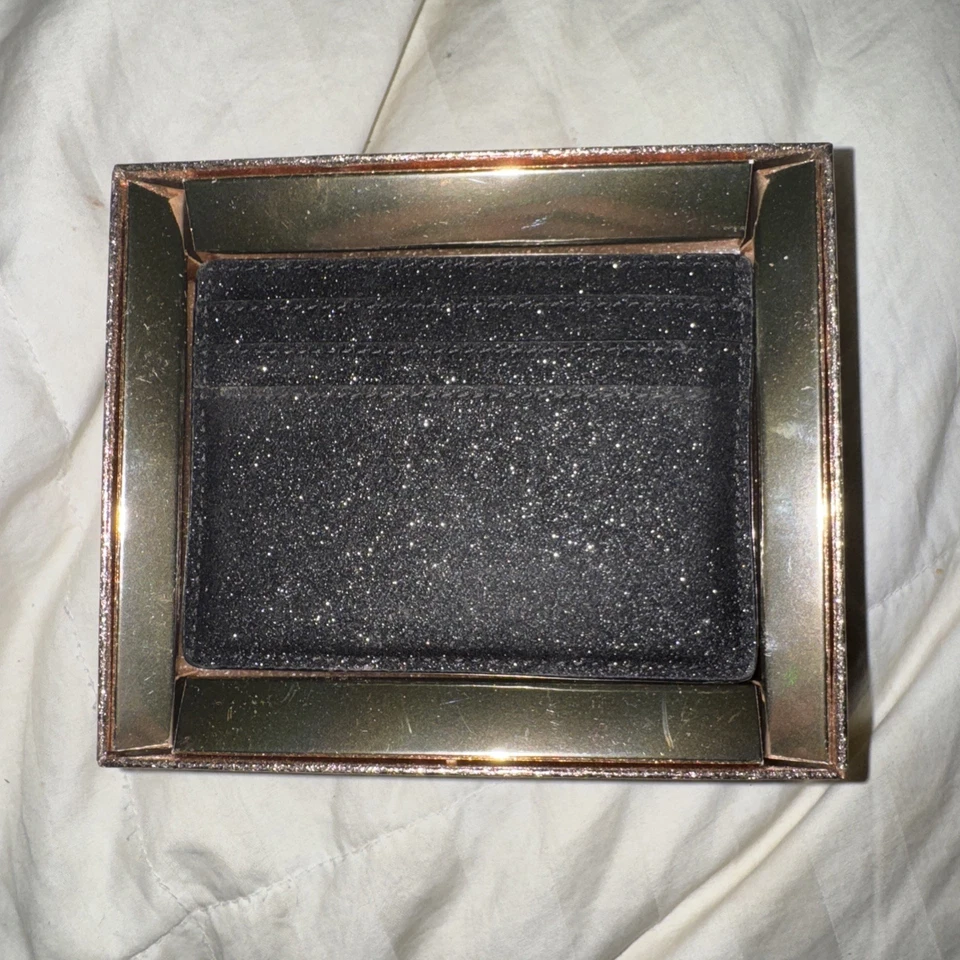 Cartera con tarjetero Kate Spade Glimmer negra pequeña delgada en caja KE448 NUEVA CON ETIQUETAS PRECIO DE VENTA SUGERIDO POR EL FABRICANTE $99 F Foto 4 de 4