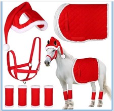 Christmas Holiday Horse Costume 7 pcs Accessories READ