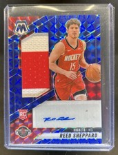 2024-25 Panini Mosaic Reed Sheppard Rookie Auto RC Patch Blue #/49