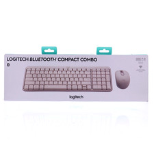 Logitech Bluetooth Compact Combo Keyboard and Mouse MK250 Rose