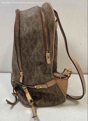 Michael Kors Brown Monogram Backpack | eBay display picture 1