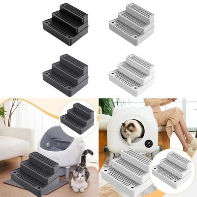 Automatische Katzentoilette Rampe Katzenstreu Treppe für Indoor kleine ältere Katzen