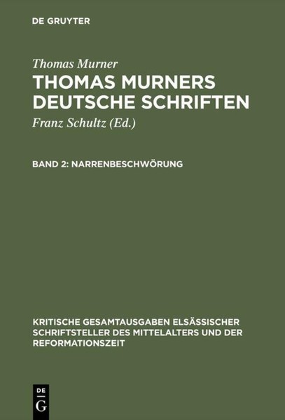 NarrenbeschwöRung Thomas Murner-image
