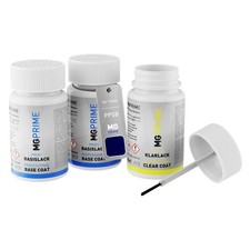 Autolack Lackstift für Tesla PPSB Ocean Blue Pearl Metallic Grund Basis Klarlack