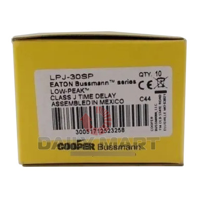 10PCS/New in Box BUSSMANN LPJ-30SP Fuse