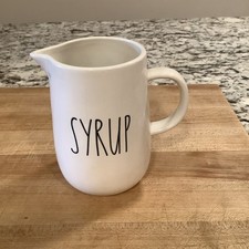 Rae Dunn 16 oz Artisan Collection Syrup Pitcher W/Handle-New Free Shipping