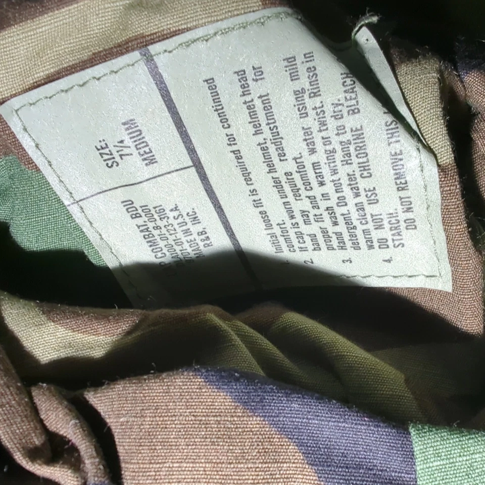 Gorra de Colección Utilidad Camuflaje Tipo II Clase 1 Mediana USMC Marines Camuflaje Atlas Foto 3 de 3