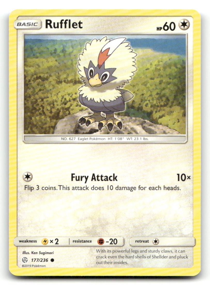 Rufflet SM - Cosmic Eclipse 177/236 LP Pokemon