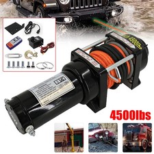12V Electric Winch Synthetic