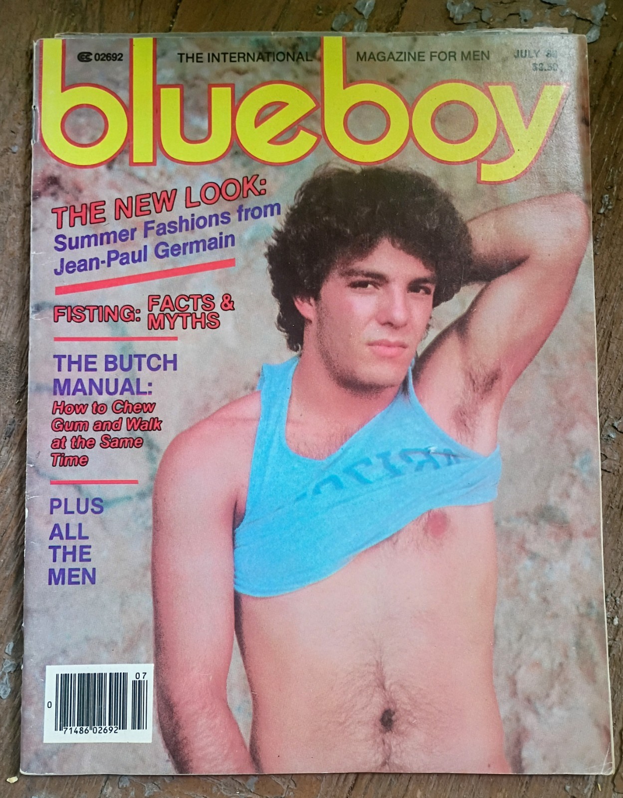 BLUE BOY Magazine ~ July 1983 #89 ~ Summerset Maugham ~ Gay Men's Mag ~ M0378