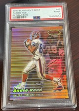 1999 ANDRE REED Bowman’s Best REFRACTOR #46 #/400 PSA 9 Mint Low Pop 6