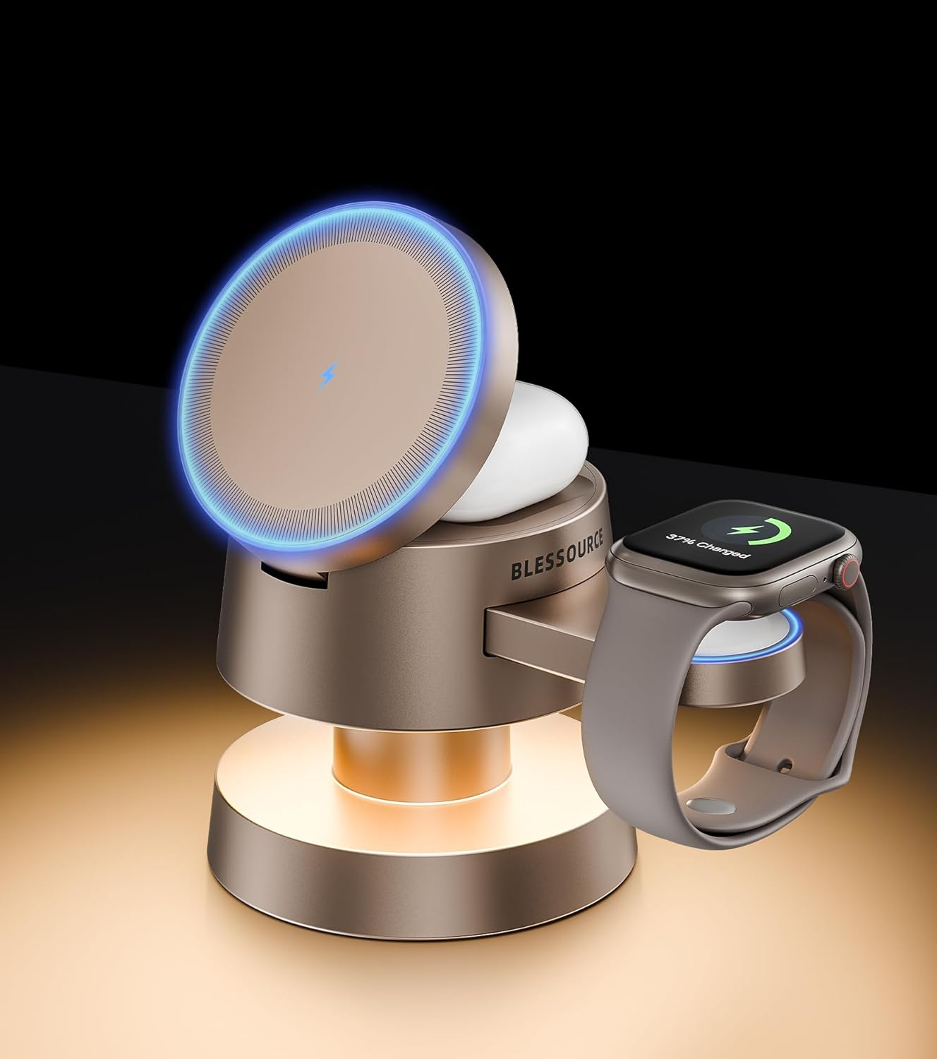 4-In-1 Magnetic Wireless Charging Station for Iphone 17/16/15/14 Pro Max, with N