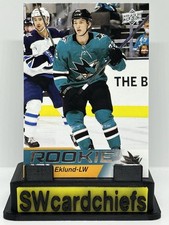 2021-22 Upper Deck NHL Star Rookies #24 William Eklund - San Jose Sharks Rookie