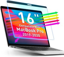 Magnetic Blue Light Screen Protector Compatible With MacBook Pro 16" 2019, 2020