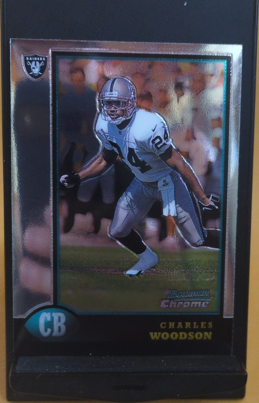 Topps 1998 Bowman Chrome Charles Woodson Rookie Chrome #181 Oakland Raiders NFL