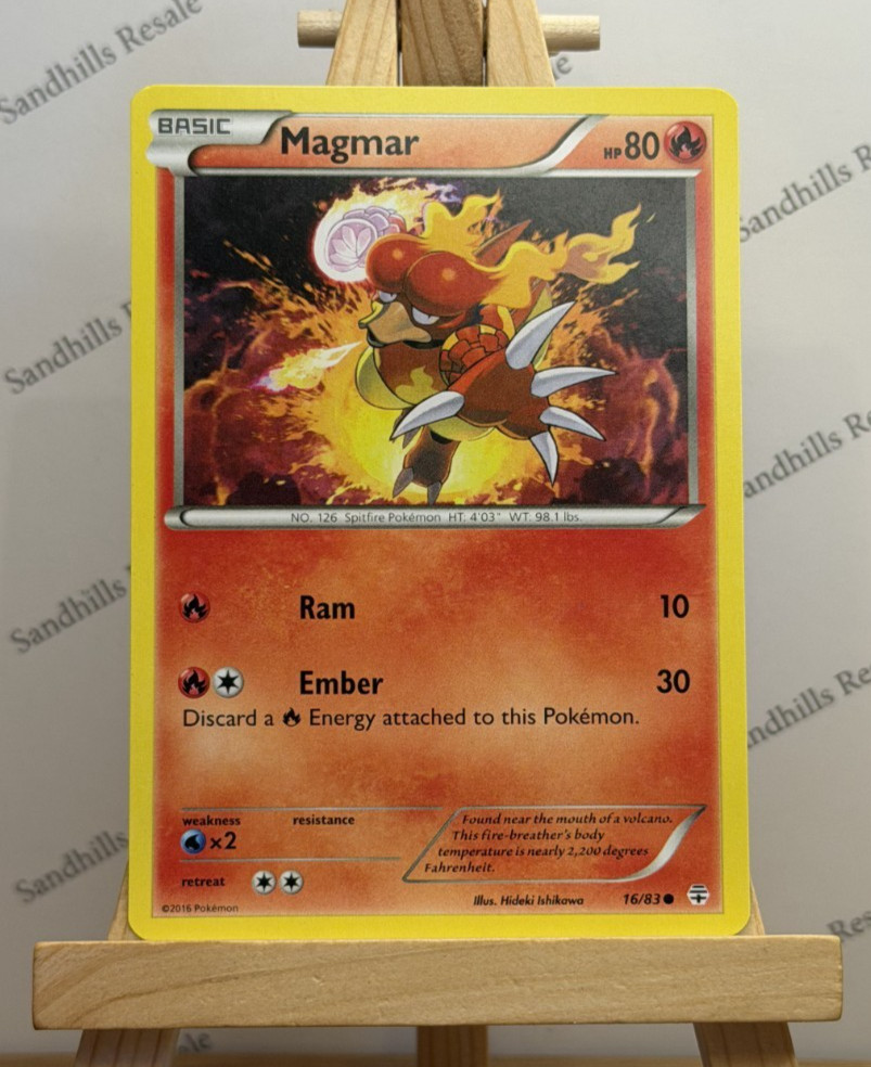 Pokemon TCG * Magmar * 16/83 * Generations * Common * Regular * 2016