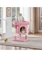 Butterslay 23.5  2-Level Cat Tree Wide Top Perch Condo Natural Sisal Scratch