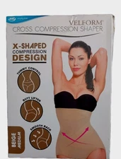 JML Velform Cross Compression Shaper Short - Beige -  Medium