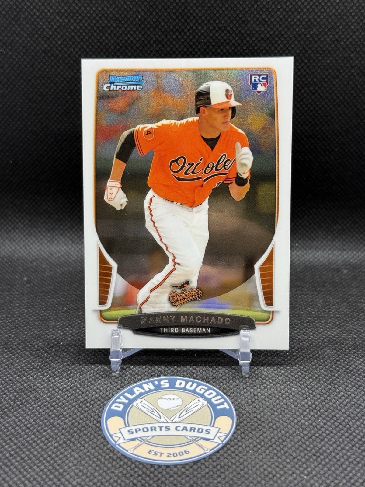 2013 Bowman Draft Picks & Prospects - Chrome Manny Machado #4 (RC)