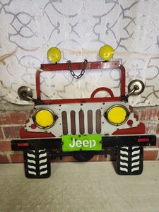 Metal Welded Jeep Wall Decor
