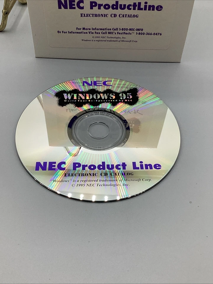 Vintage NEC Productline: Windows 95- Original Package-RARE - Image 3 of 4