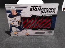 VICTOR OLOFSSON - 23/24 ENGRAINED HOCKEY- 19/20 ROOKIE SIGNATURE SHOTS 43/99