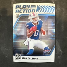 2024 Panini Donruss Optic - Play Action Keon Coleman #5 (RC)