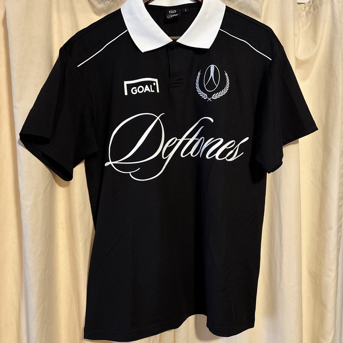 Deftones X Goal x Los Jaguares Soccer Jersey Large Black 2026 NEW