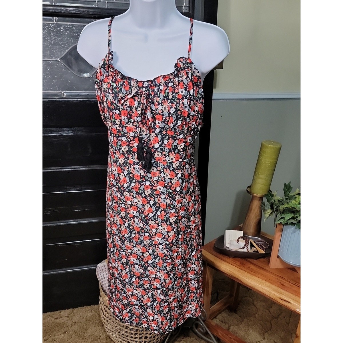 silk sheath dress Bias Slip Bronze, Blue Trim / M Pricing-$1000-to-$2000 Cowl neck silk dress Short Turtleneck Dress With Size:10 US - 41 EU