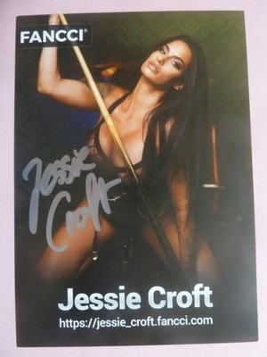 Jessie Croft- Model / Erotik, FANCCI Autogrammkarte