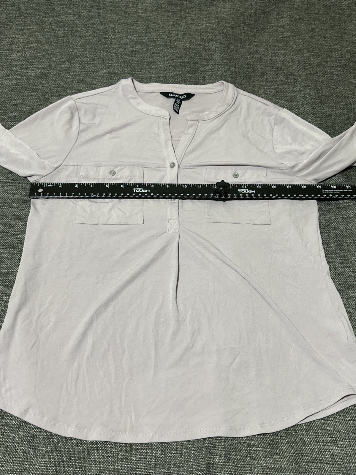 Ellen Tracy Women's M Split Neck Pullover Blouse - image 3