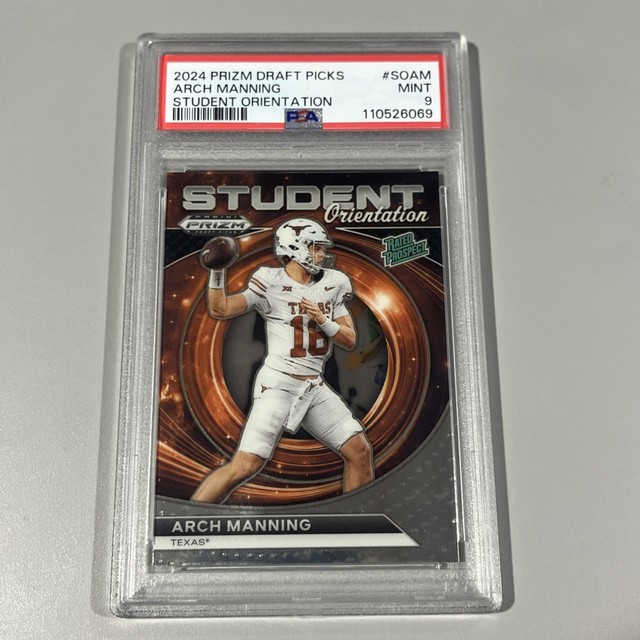 Arch Manning 2024 Panini Prizm Draft Picks Student Orientation