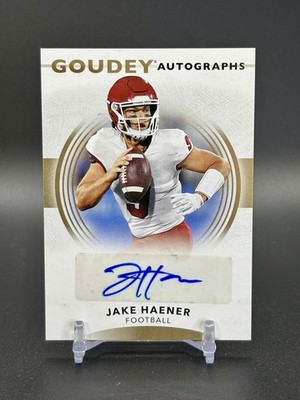 2022 Upper Deck Goodwin Champions Jake Haener Goudey Autograph #GA-HA Auto