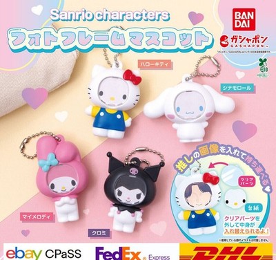 Sanrio Characters Photo Frame Mascot Set of 4Complete / Capsule Toy / NEW JP