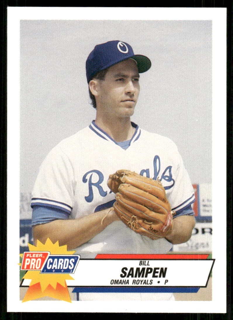 1993 Fleer ProCards Omaha Royals BILL SAMPEN RC ROYALS HAVANA IL