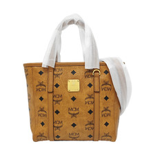 MCM Toni Classic Monogram Print Tote Crossbody Shopping Bag - Very Good #ME4C5H