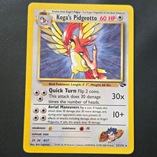 Koga's Pidgeotto 27/132 Gym Challenge English Regular Rare 60HP on eBay