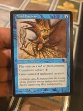 MTG Mirage Mind Harness Never Played Nm