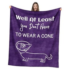 Get Well Gifts for Women, Get Well Gifts for Women Purple-Get Well 60" x 50"