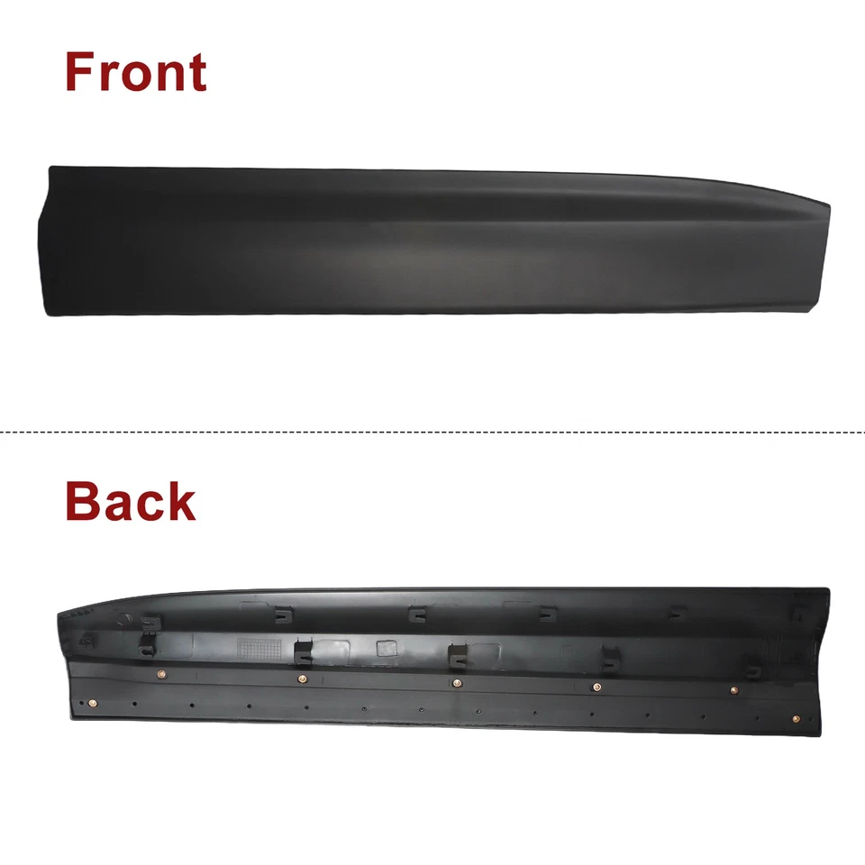 Moldura de enfeite lateral direita porta frontal preta para 13-2018 Hyundai Santa Fe 877222W000 - Imagem 3 de 4